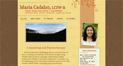 Desktop Screenshot of mariacadalzo.com